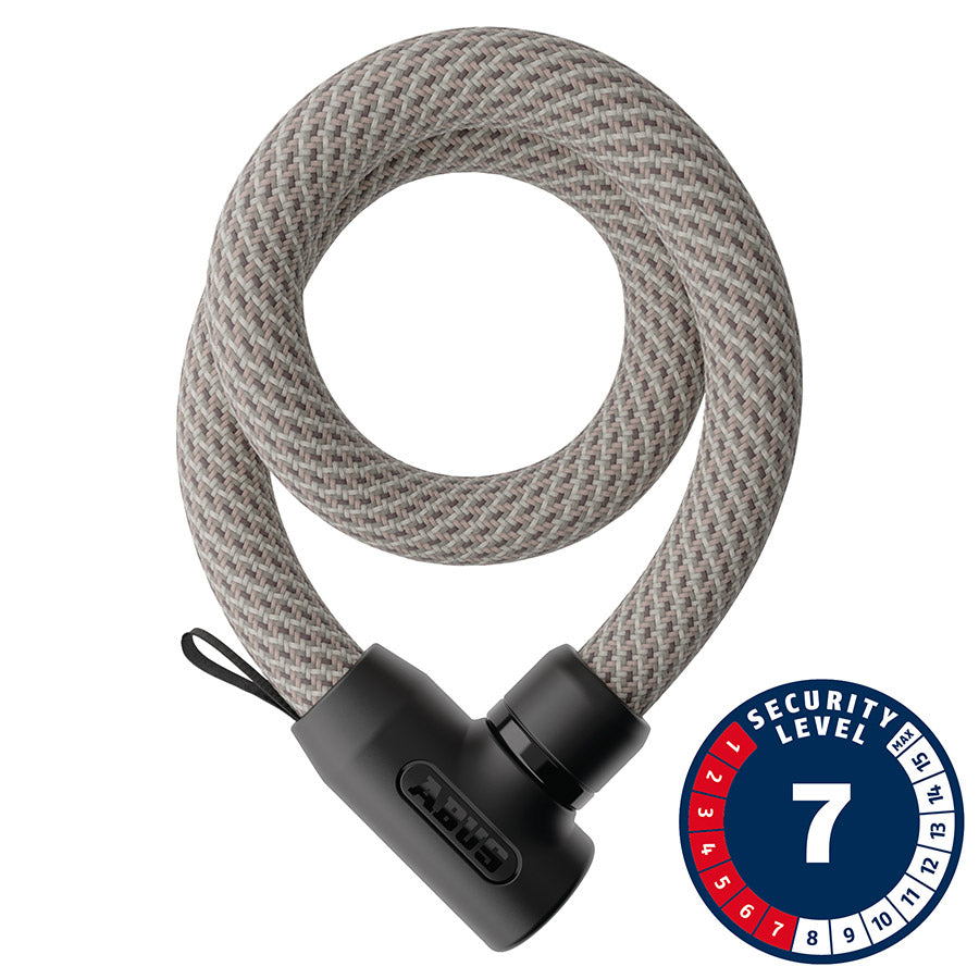 Abus Yarnit 4004K chain lock, 85cm black security lock with durable chain and lock mechanism for bikes or outdoor equipment