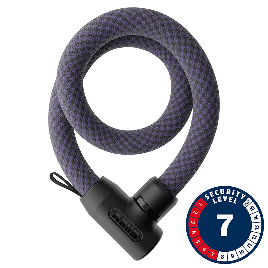 Abus Yarnit 4004K chain lock, 85cm black bike lock with chain locks for secure cycling protection.
