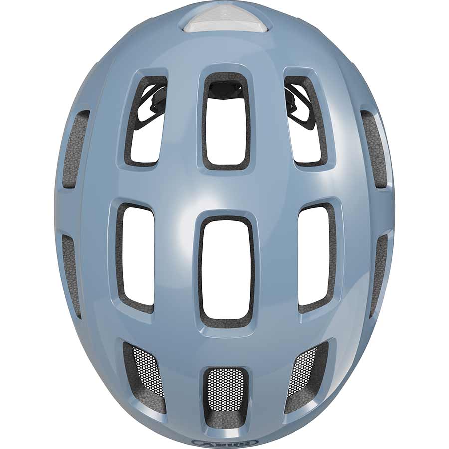 Abus Youn-I 2.0 youth helmet in velvet black with adjustable straps and ventilation for kids' safety and comfort.