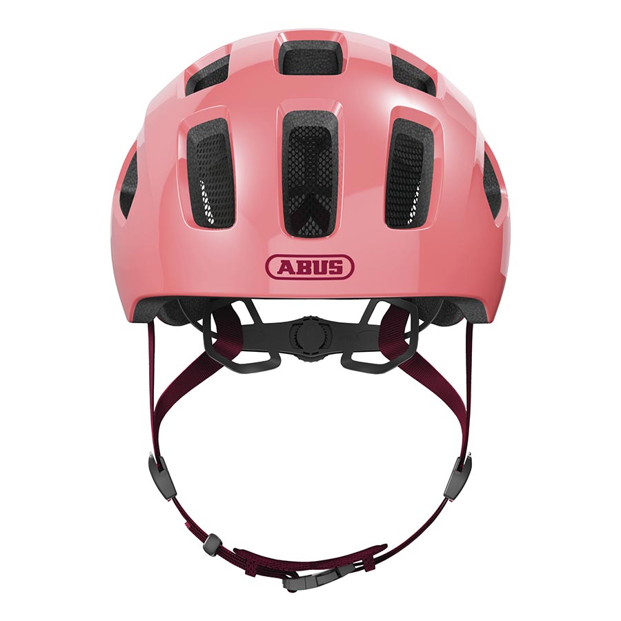 Abus Youn-I 2.0 youth helmet in velvet black with adjustable straps and ventilation for kids' safety and comfort.