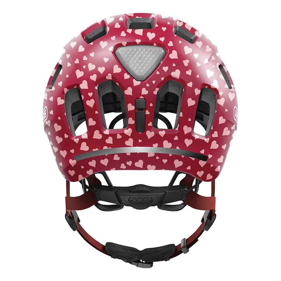 Abus Youn-I 2.0 youth helmet in velvet black, with adjustable straps and ventilation for safe, comfortable riding for kids.