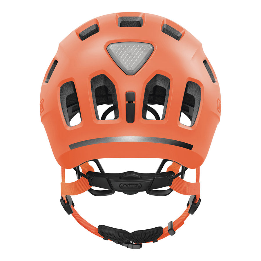 Abus Youn-I 2.0 youth helmet in velvet black with adjustable straps and ventilation for kids' safety and comfort.