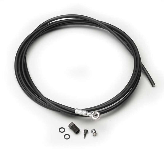 Avid, Hydraulic Line Kit For XX, Juicy Ultimate, Juicy 7, Juicy 5, 2000mm, Aluminum Banjo, Black, Qty 1
