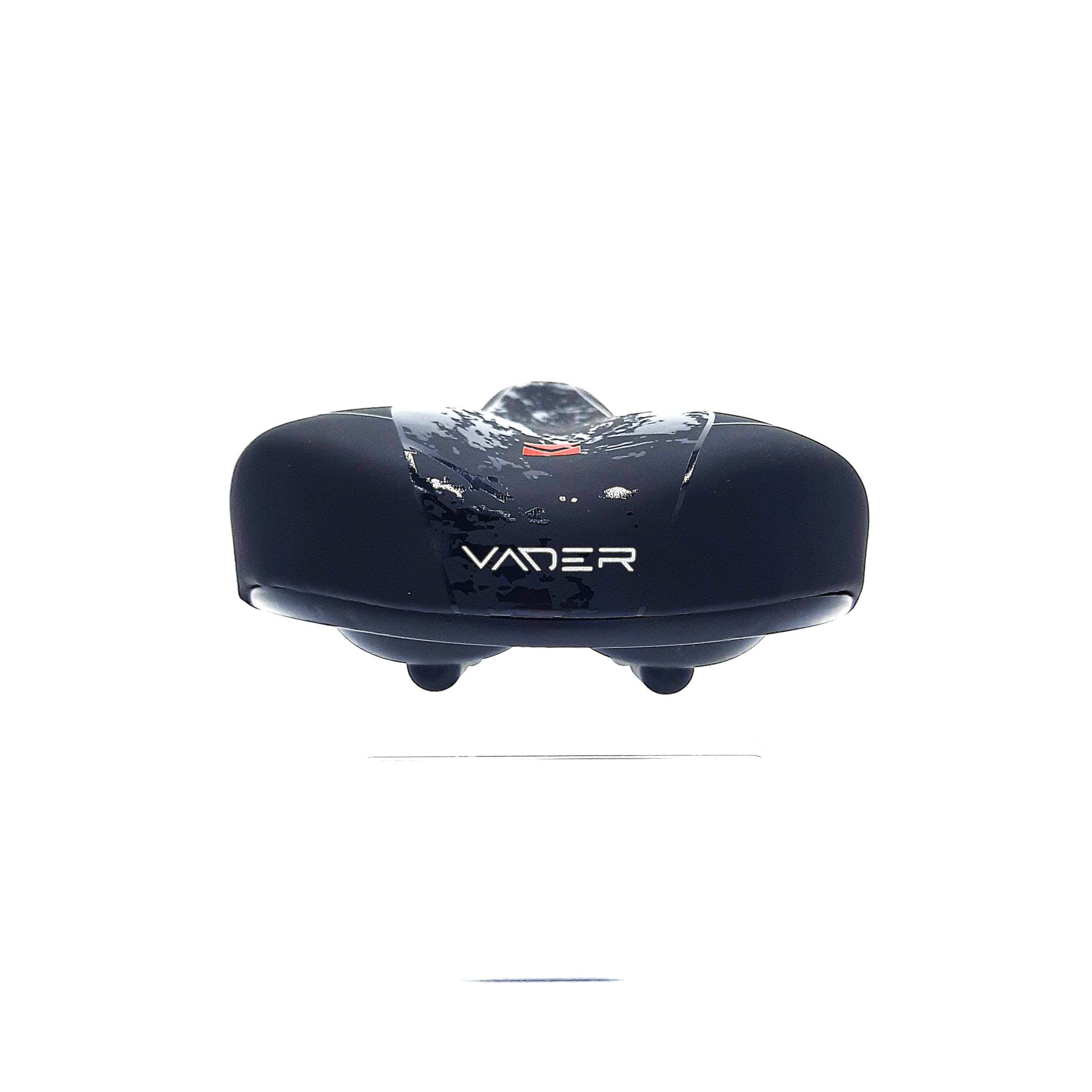 Babac Vader Comfort Saddle showing a 275mm by 165mm saddle with padded surface and ergonomic design.