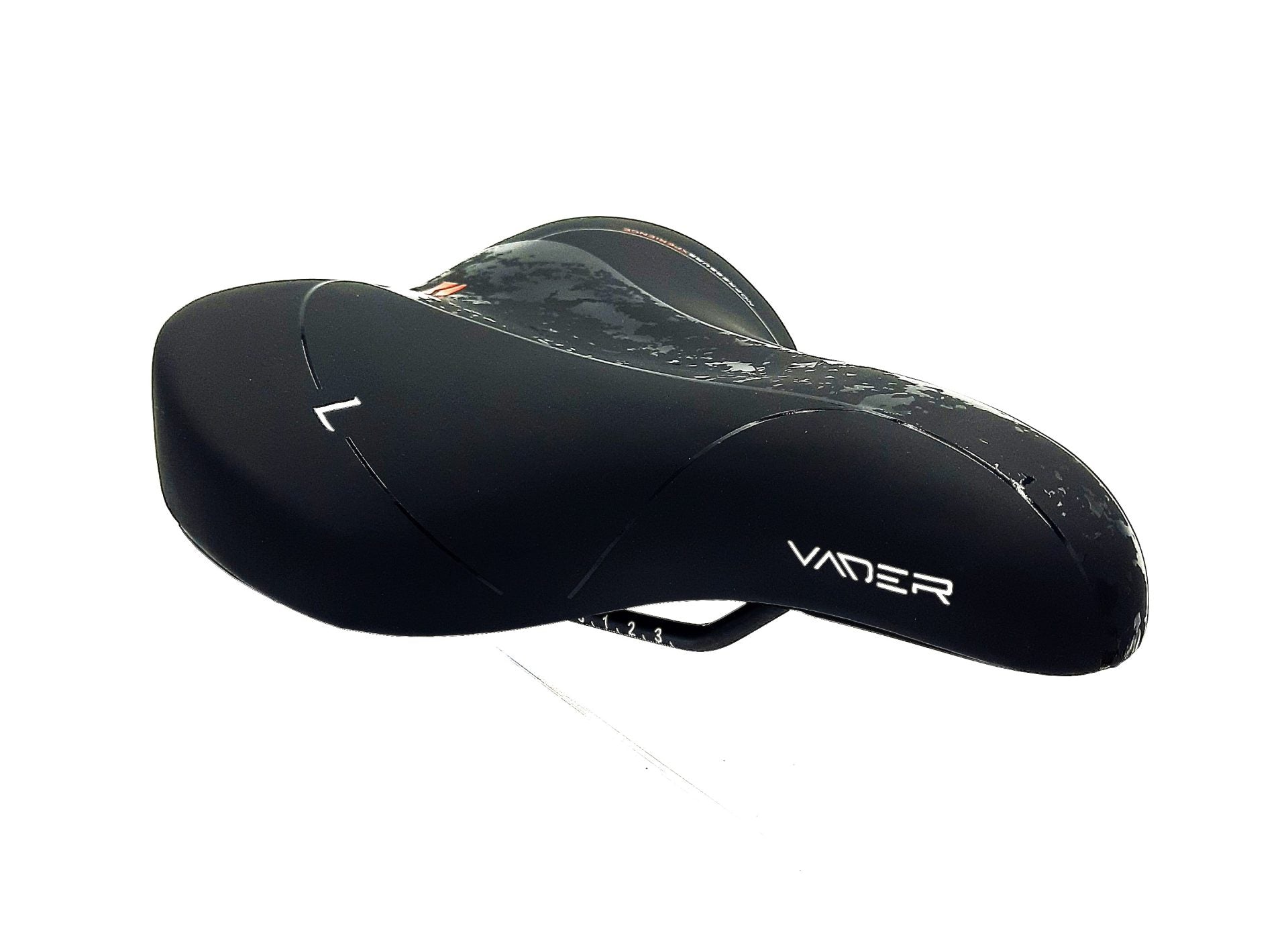 Babac Vader Comfort Saddle with 275mm x 165mm ergonomic design for enhanced cycling comfort