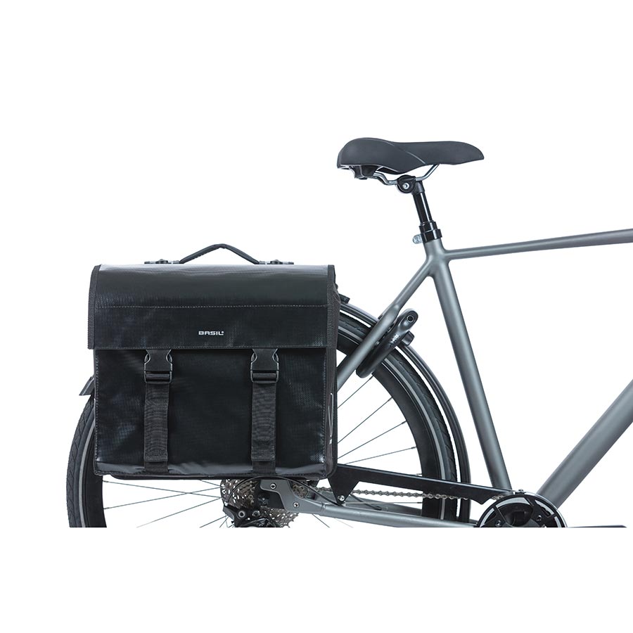 Basil, Urban Load, Pannier, 55L, Black
