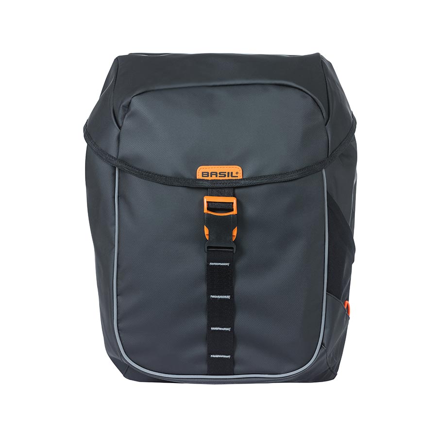 Basil, Miles MIK, Pannier, 34L, Black/Slate