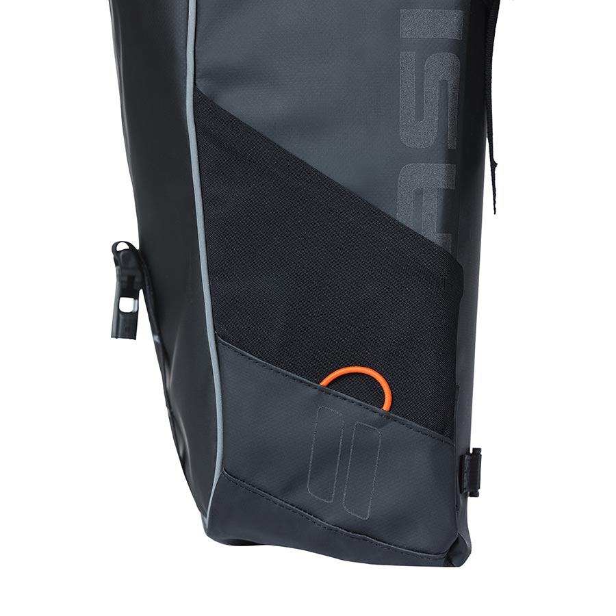 Basil, Miles MIK, Pannier, 34L, Black/Slate