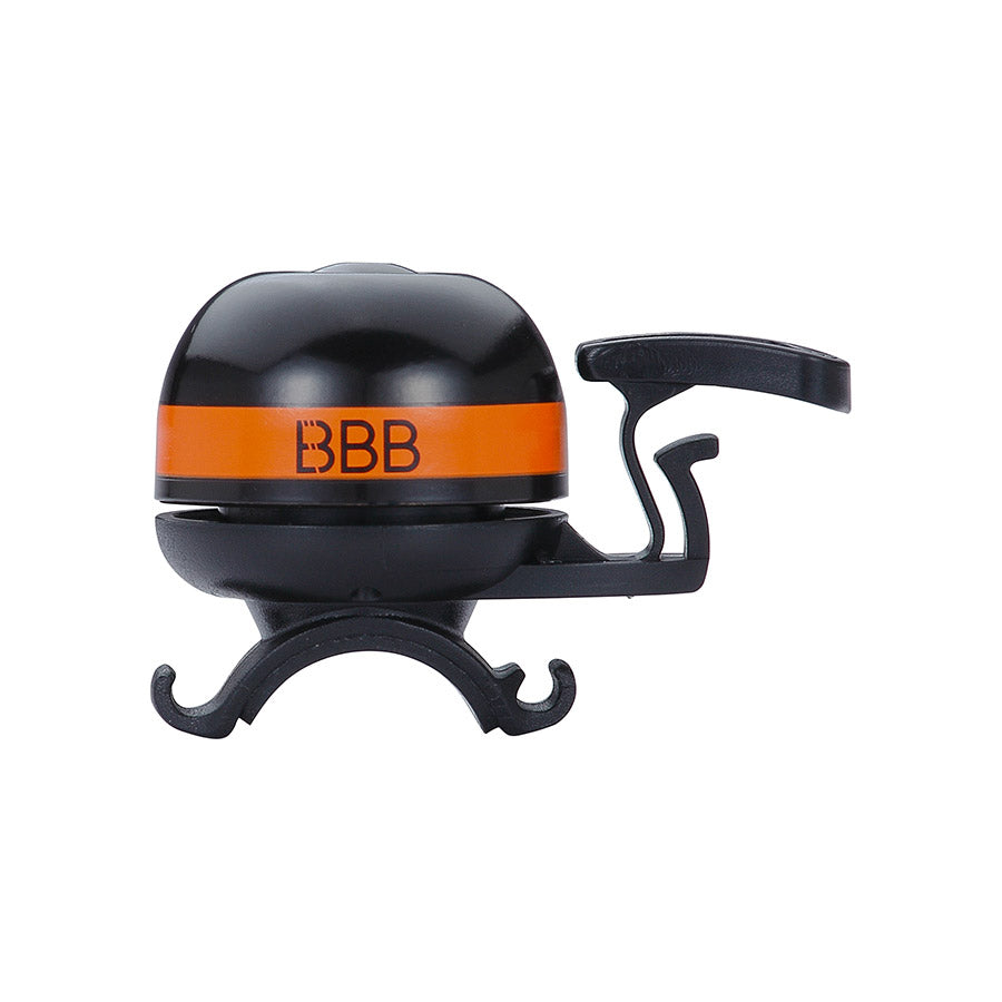 BBB Cycling EasyFit Deluxe bell and horn set in grey, compact and easy to install for bicycles.