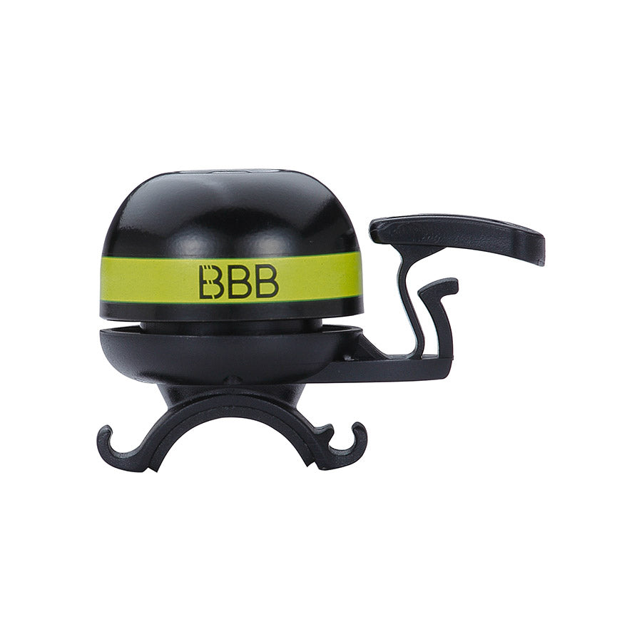 BBB Cycling EasyFit Deluxe bells and horns in grey, compact bike accessory with easy attachment for safety and alerting others.