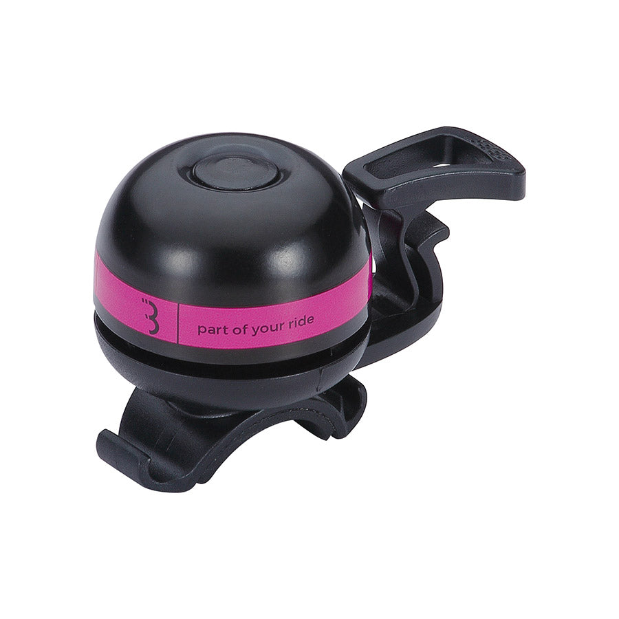BBB Cycling BBB-14 EasyFit Deluxe bells and horns in grey, mounted on a bicycle handlebar for safety and signaling.