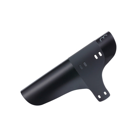 Black BBB Cycling BFD-31 FlexFender front fender for bikes, universal fit, flexible plastic design.