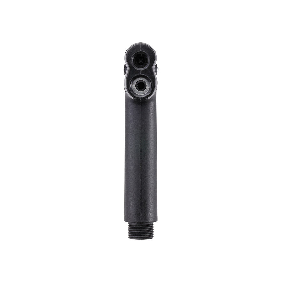 BBB Cycling BFP-96 DualHead 3.0 pump parts with Presta and Schrader valve adapters for bicycle inflation.