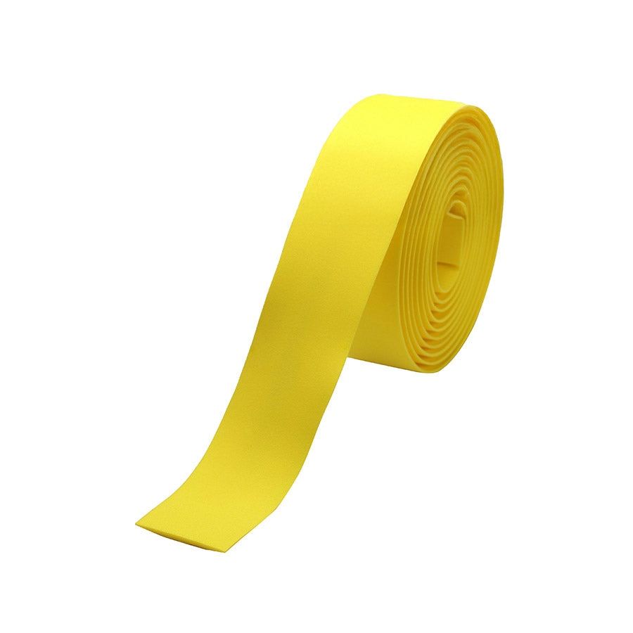 Black BBB Cycling BHT-01 RaceRibbon handlebar tape, 2.5mm thick, with textured surface for grip and comfort on road bikes.