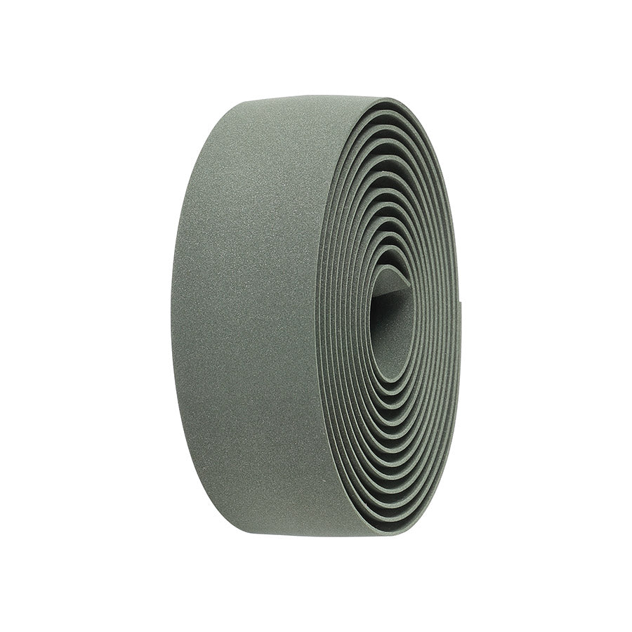 Black BBB Cycling BHT-01 RaceRibbon handlebar tape, 2.5mm thick, with textured surface for grip and comfort during cycling rides.