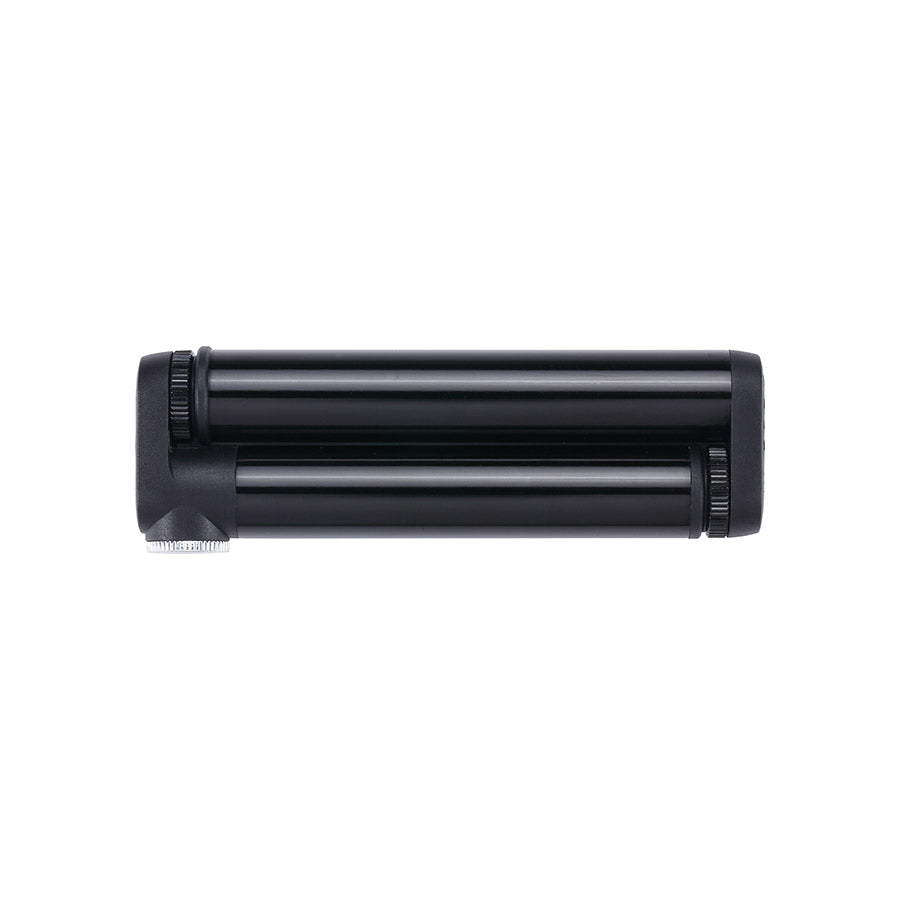 BBB Cycling BMP-102 DoubleShot frame pump in black with 120mm length, 116 PSI, press-fit design, suitable for bike tires