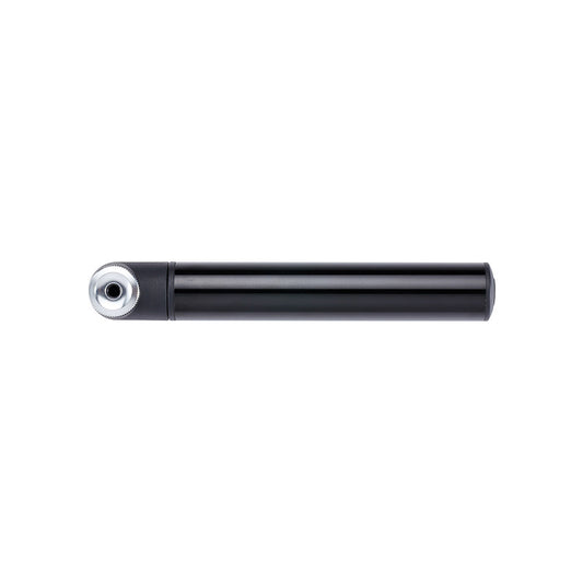 BBB Cycling BMP-103 SingleShot MTB frame pump, black press-fit design with 60 PSI capacity for mountain biking bikes.