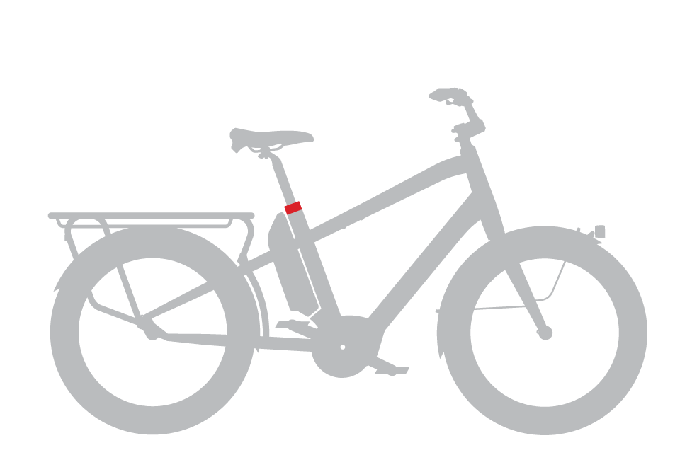 Benno quick release seat clamp on bike seatpost, easy to adjust and secure for bike seat height adjustment.