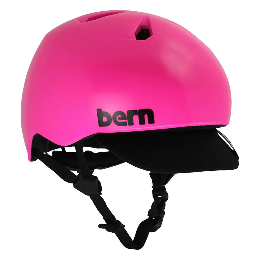 Bern Nina DVRT youth helmet in matte glacier with racing stripe, size small (51.5-54.5cm), designed for young riders.