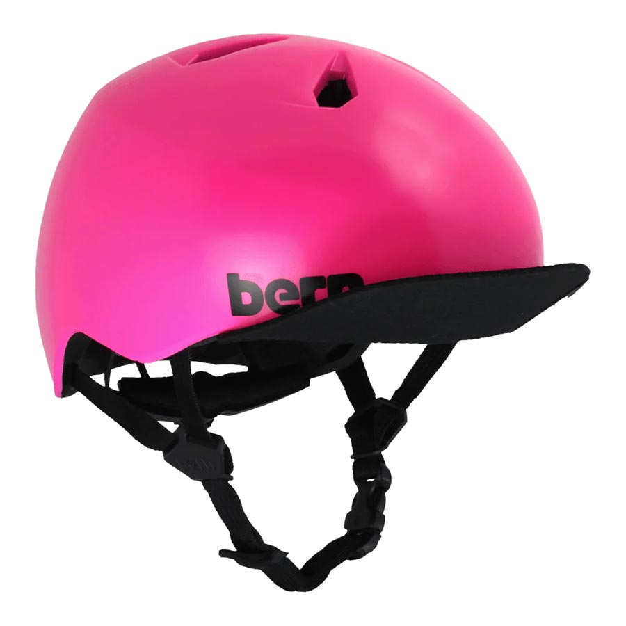 Bern Nina DVRT youth helmet in matte glacier with racing stripe, size small (51.5-54.5cm), designed for young riders.