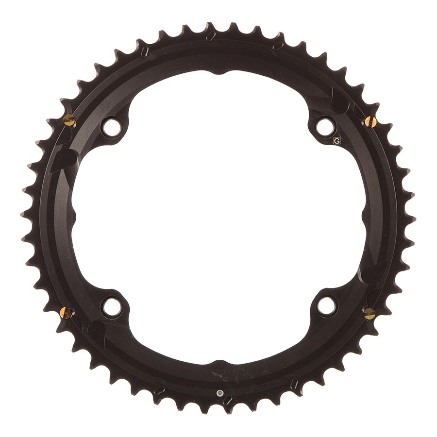 Campagnolo, Record/Super Record 12, Chainring, Teeth: 36, Speed: 12, BCD: 112, Bolts: 4, Inner, Aluminum, Black, FC-SR336