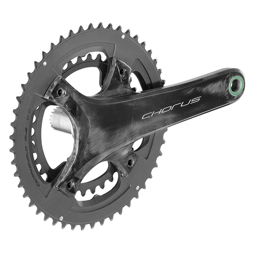 Campagnolo Chorus 12 road and track crankset with 32-48T Ultratorque chainrings, 175mm black crank arms for disc bikes.