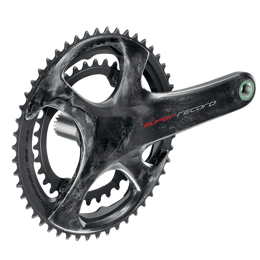 Campagnolo, Super Record, Crankset, Speed: 12, Spindle: 25mm, BCD: 112/145, 34/50, UltraTorque, 170mm, Carbon, Road Disc