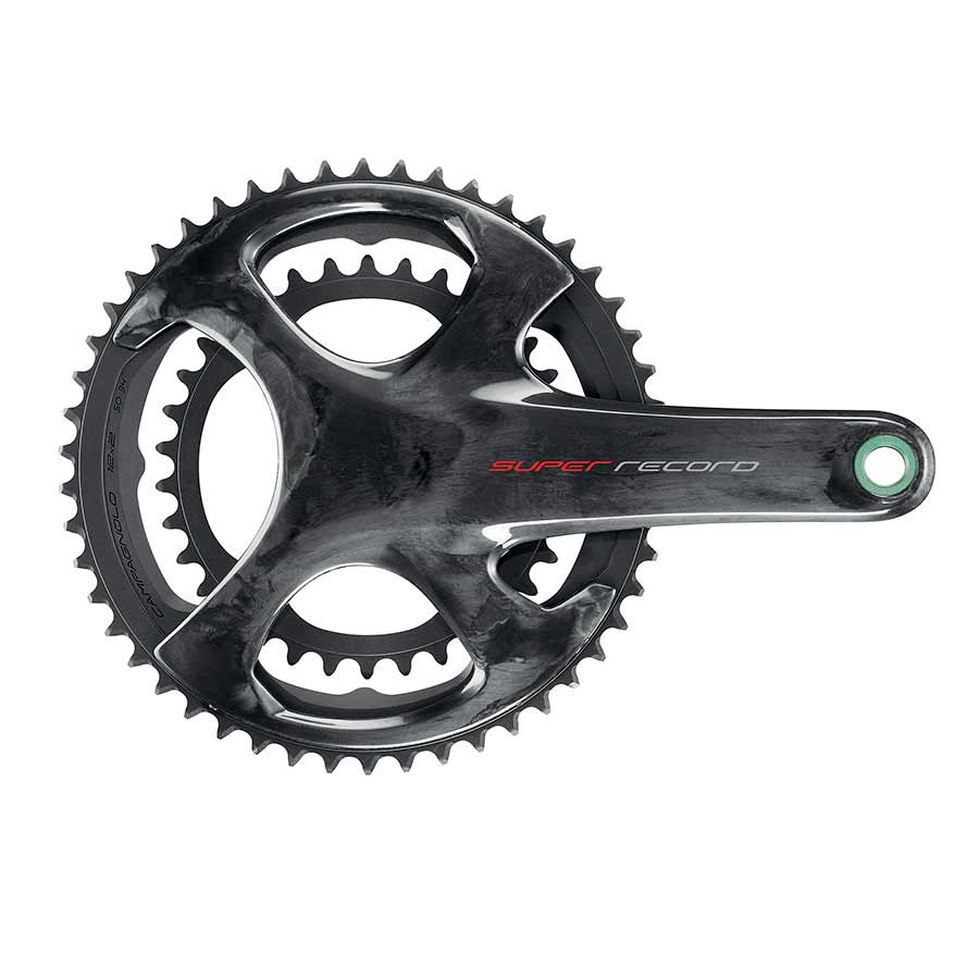 Campagnolo, Super Record, Crankset, Speed: 12, Spindle: 25mm, BCD: 112/145, 34/50, UltraTorque, 170mm, Carbon, Road Disc