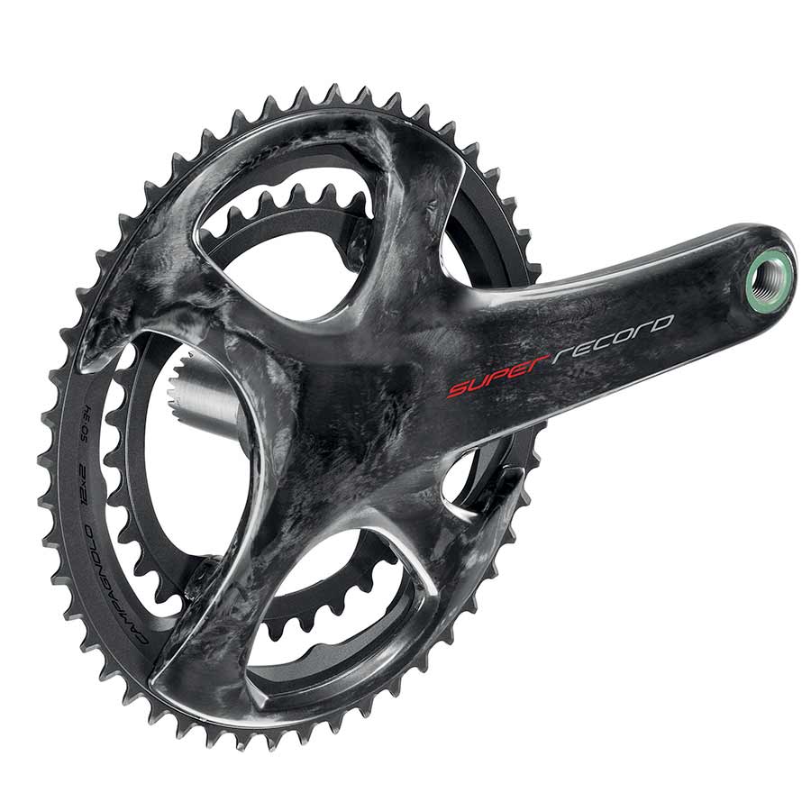 Campagnolo, Super Record, Crankset, Speed: 12, Spindle: 25mm, BCD: 112/145, 34/50, UltraTorque, 170mm, Carbon, Road Disc