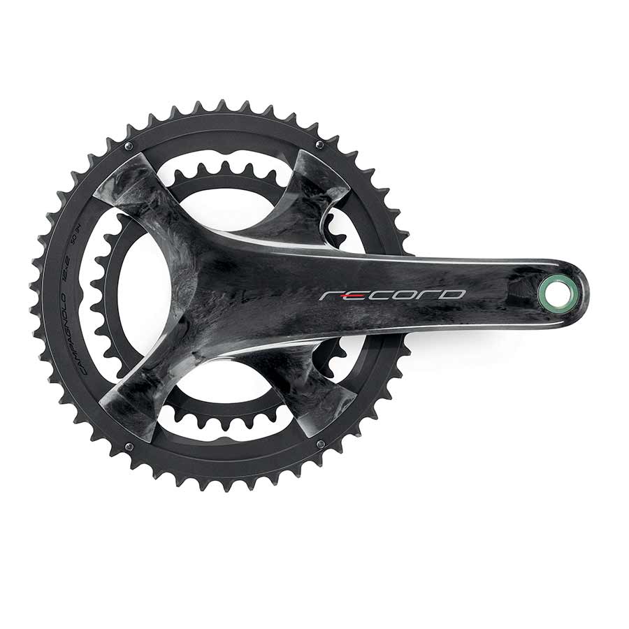 Campagnolo, Record, Crankset, Speed: 12, Spindle: 25mm, BCD: 112/145, 36/52, UltraTorque, 170mm, Carbon, Road Disc