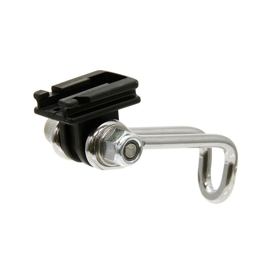 CatEye CFB-100 center fork bracket for bike front light, light parts and accessories, black metal mounting bracket.