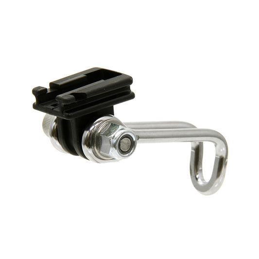 CatEye CFB-100 center fork bracket for bike front light, light parts and accessories, black metal mounting bracket.
