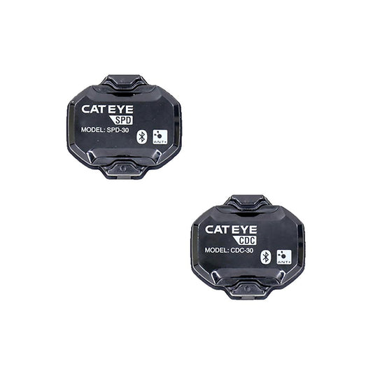 CatEye SPD / CDC-30 bundle with speed sensor and foot pods for cycling and fitness tracking.