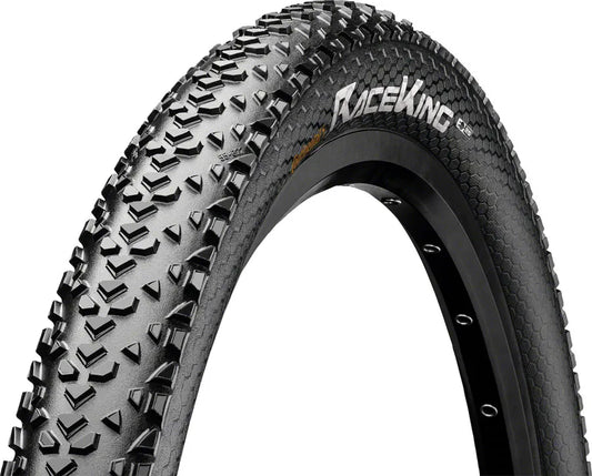 Continental Race King ShieldWall hybrid tire for mountain biking, 26 x 2.20, durable and versatile for rough terrains.