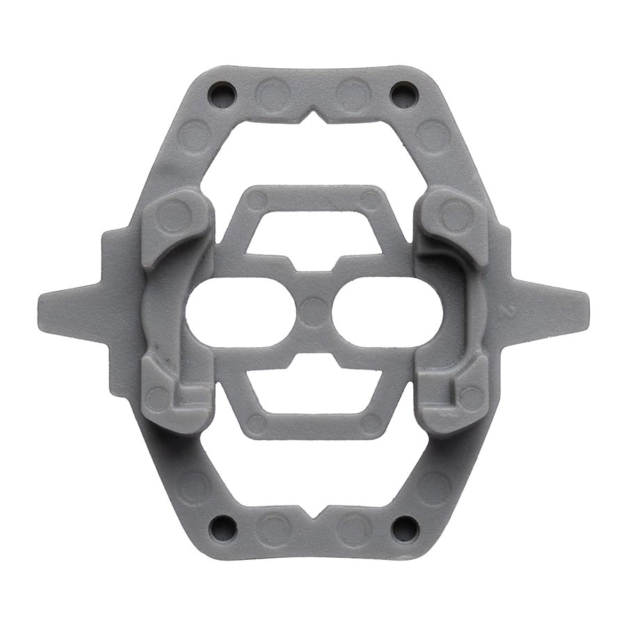 Crankbrothers cleat tool in grey designed for adjusting and installing bicycle cleats and pedals.