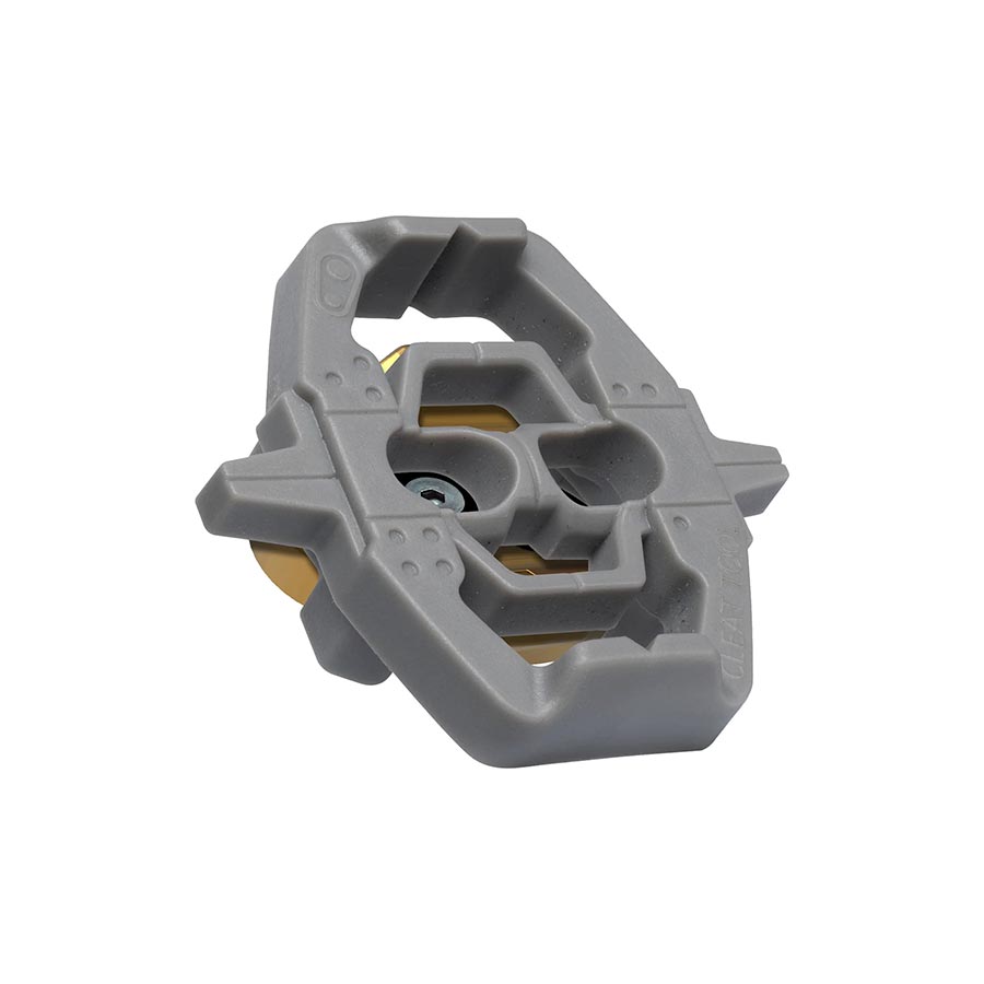 Crankbrothers cleat tool for bike cleats, grey color, used for installing and adjusting cleats on cycling shoes.