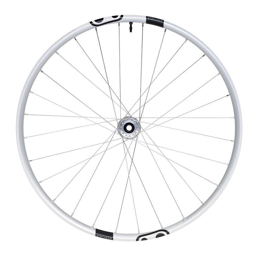 Crankbrothers Synthesis Alloy 2.0 Enduro wheels front 29-inch black alloy mountain bike wheel with 28 spokes and 15mm thru-axle