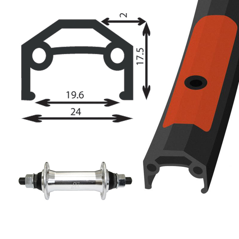 Damco 700c Front Wheel - MetroCycle