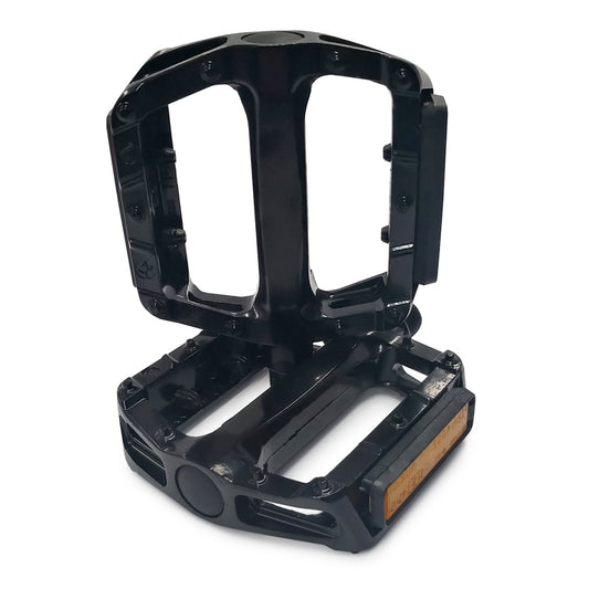 Alloy Black Metal Platform pedal - MetroCycle