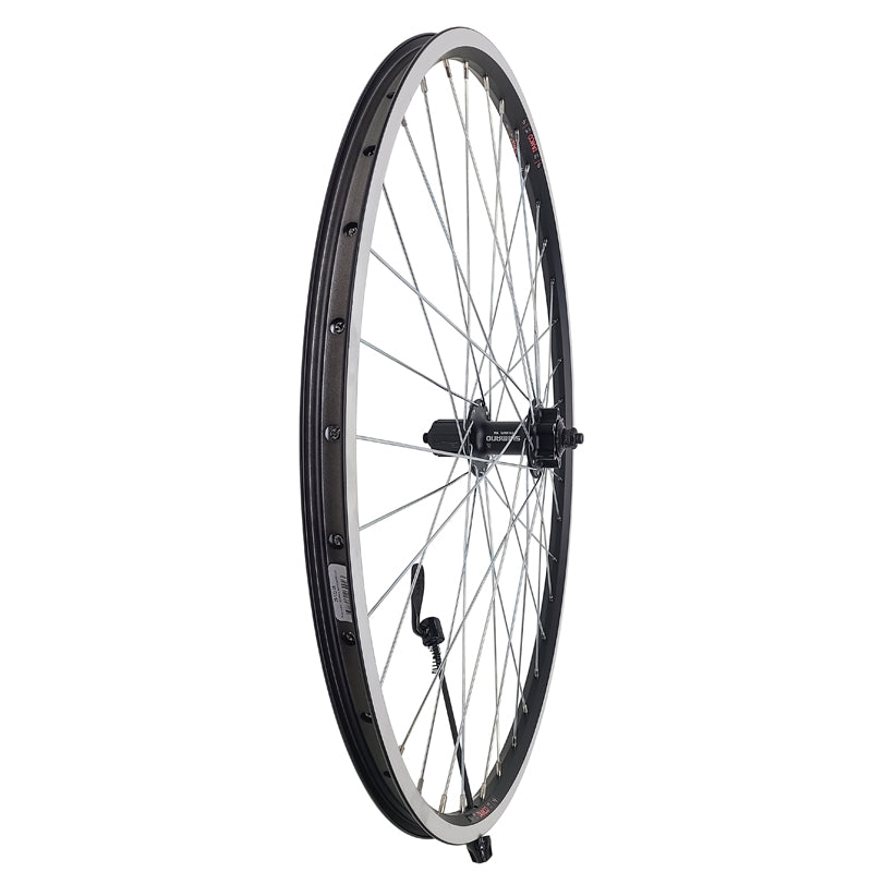700C Black Alloy Wheel - MetroCycle