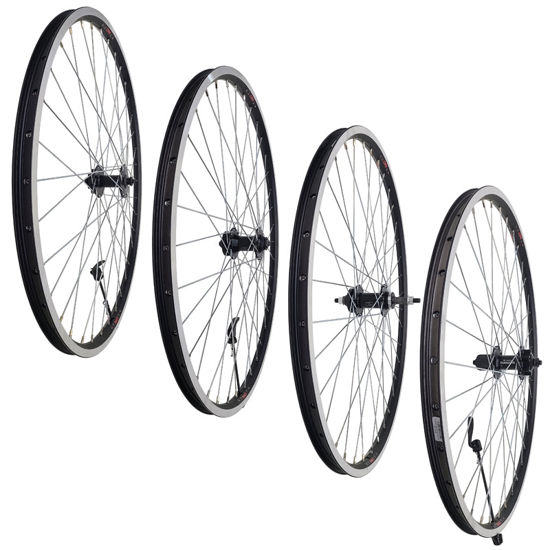 700C Black Alloy Wheel - MetroCycle
