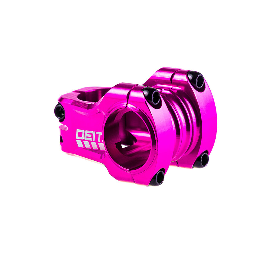 Deity Copperhead 35 Threadless Stem in black, 35mm length, 31.8mm diameter, suitable for 1-1/8 inch steerers.