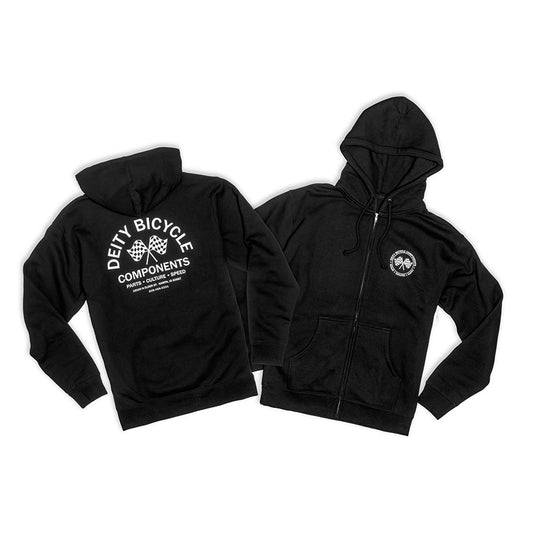 Deity Flagship black casual and shop wear, featuring a comfortable fit and stylish design, ideal for everyday wear.