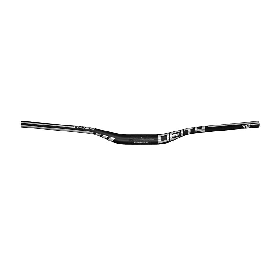 Deity Speedway 30 MTB handlebars in black, lightweight aluminum with ergonomic design for mountain biking performance.