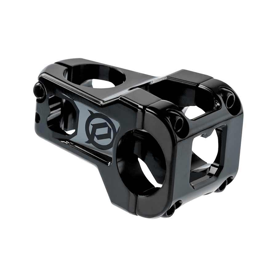 Deity Threadless Stem Cavity black 35mm steerer, 1-1/8 inch compatible, sleek design for mountain bikes