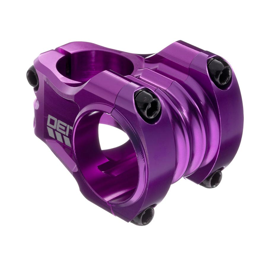 Deity Copperhead 35mm threadless stem in black with 35mm length and 35mm diameter for 1-1/8 inch steerers.