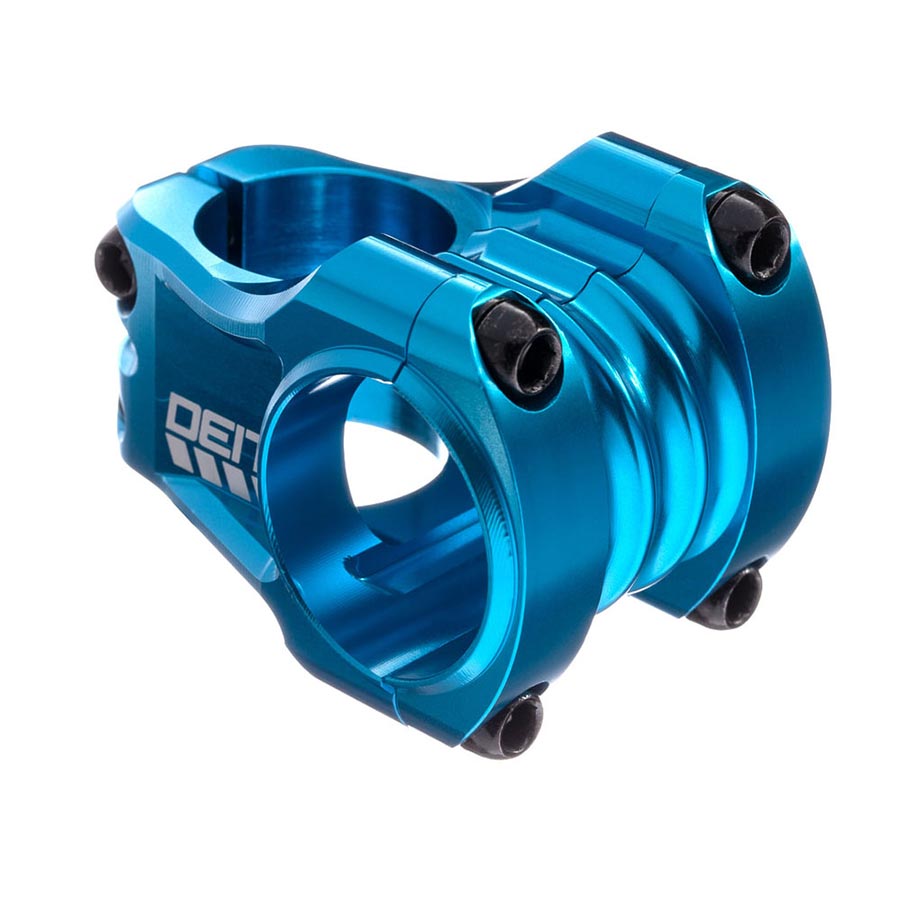 Deity Copperhead 35mm threadless stem for bikes, black finish, 35mm diameter, 35mm length, fits 1-1/8 inch steerers.