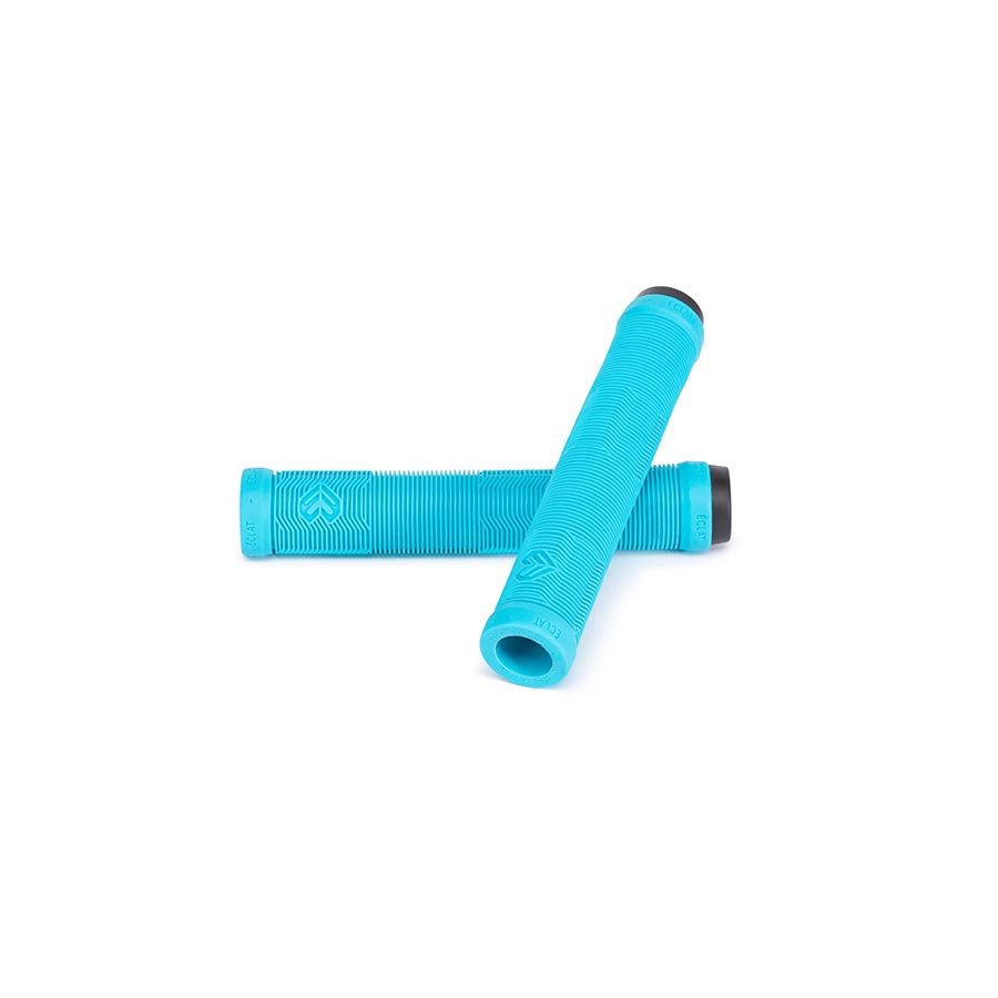 Black Eclat Pulsar grips, BMX handlebar grips with textured surface, designed for comfortable grip and control.