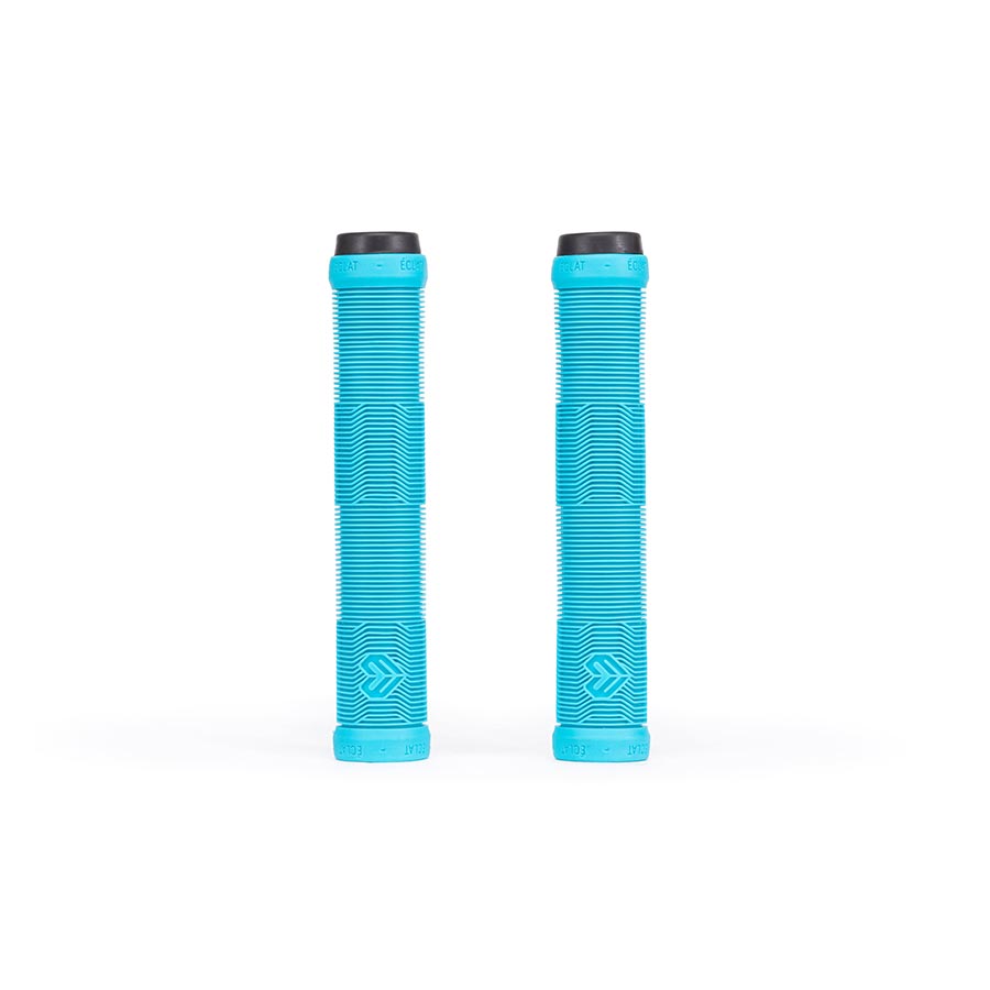 Black Eclat Pulsar grips for BMX bikes with textured surface and ergonomic design for better control.