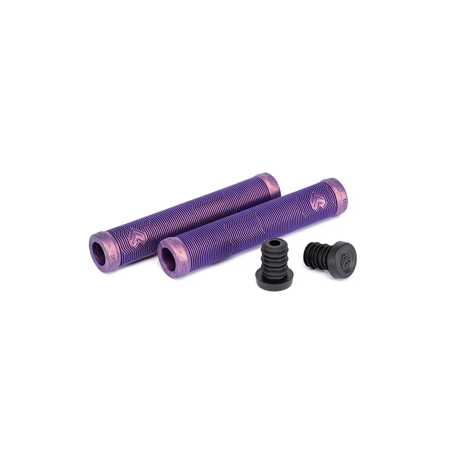 Black Eclat Pulsar grips for bikes, featuring textured surface for enhanced grip and control.